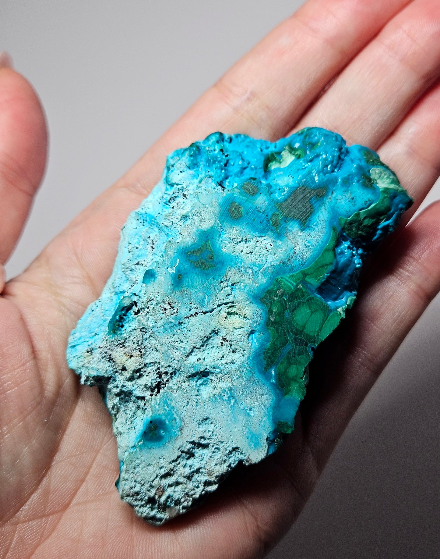 Chrysocolla slab