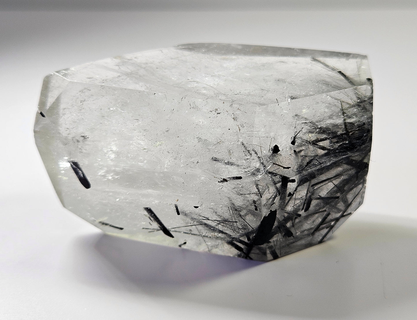 Black tourmaline x Quartz freeform
