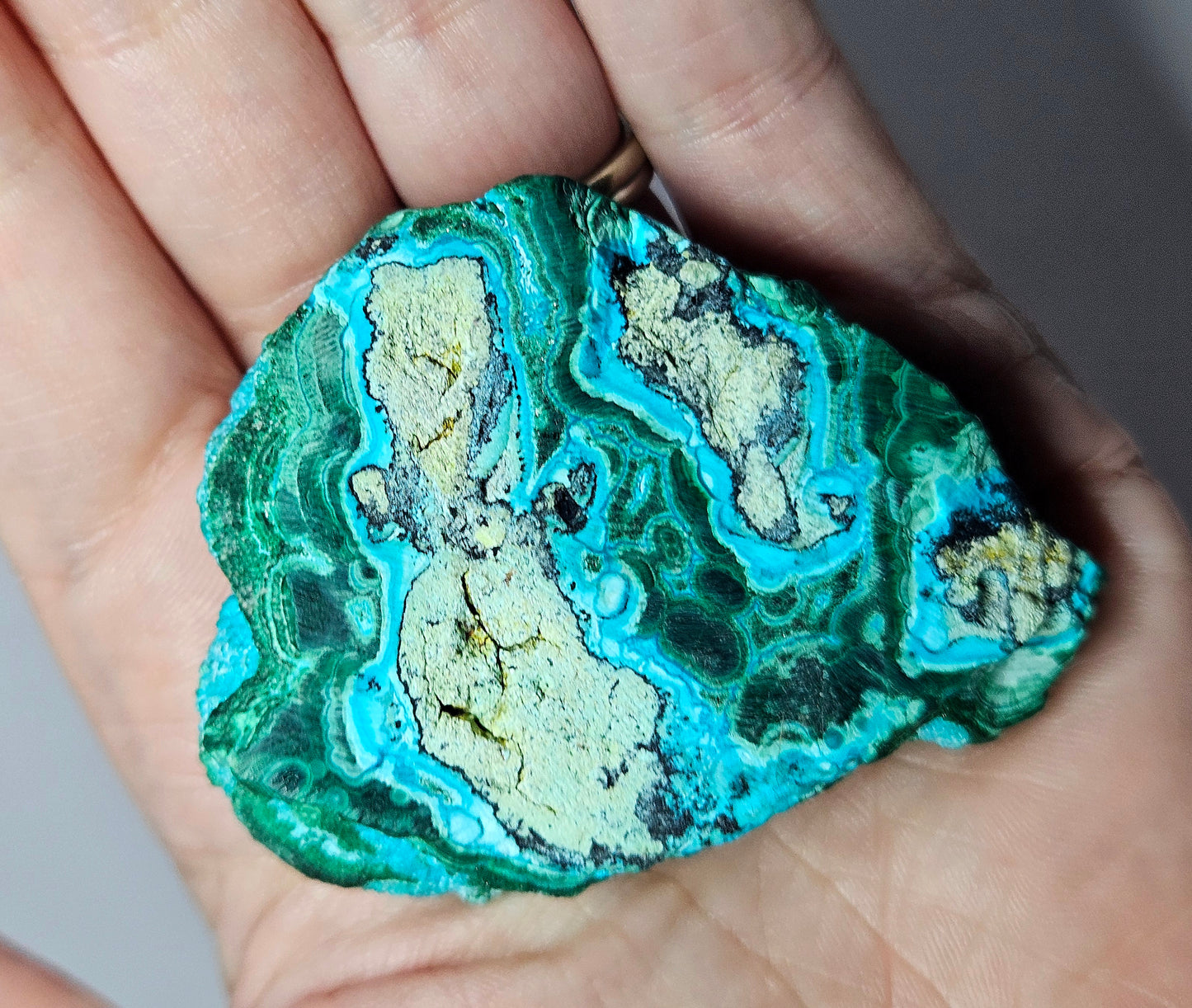 Chrysocolla slab