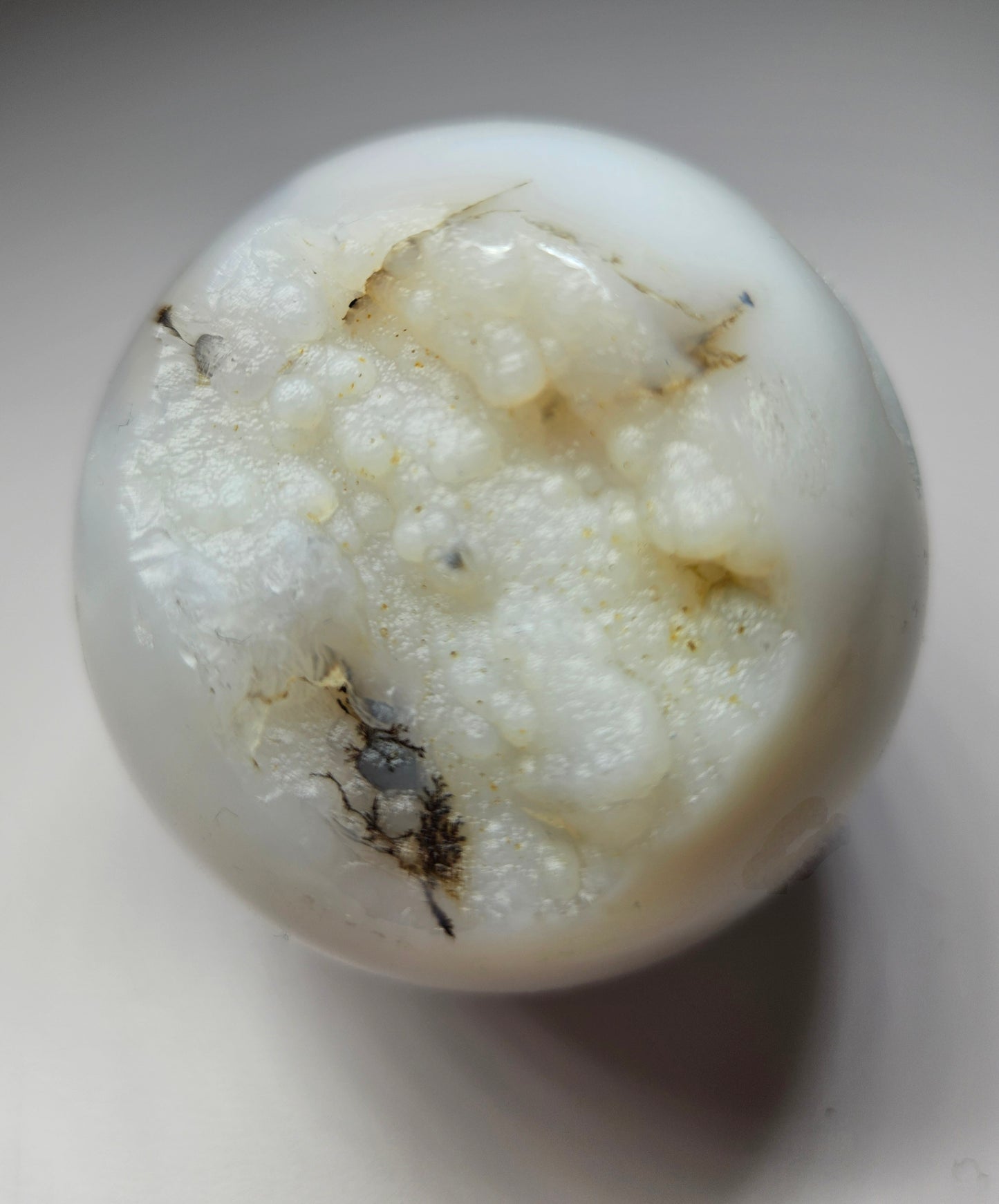 Dendritic agate sphere