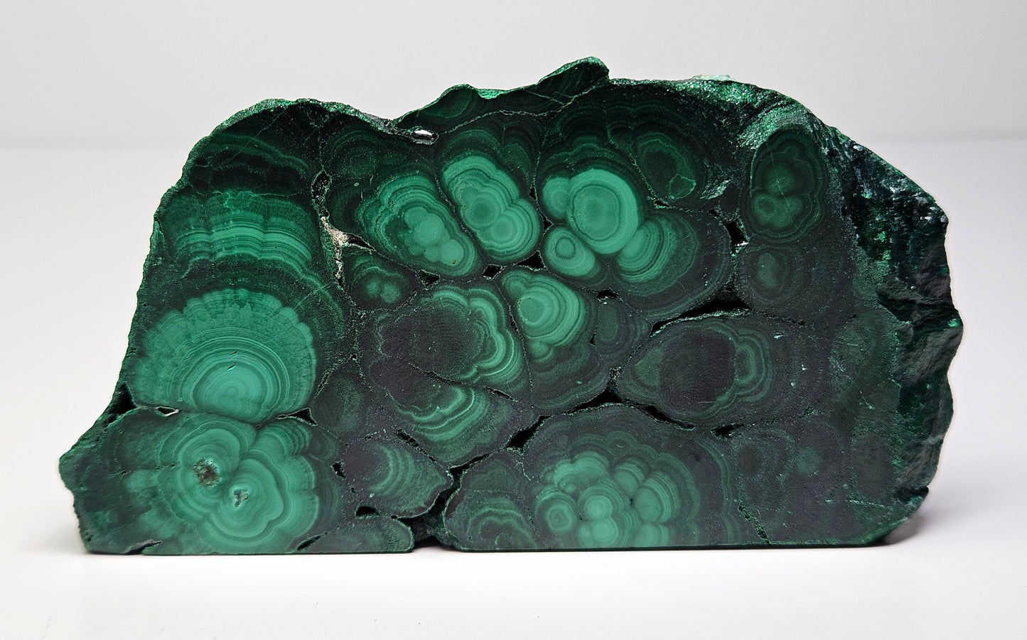 Malachite slab