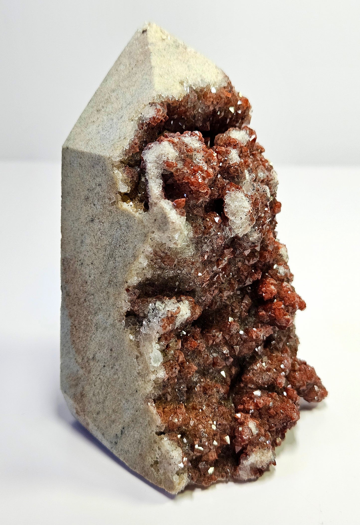 Red quartz tower