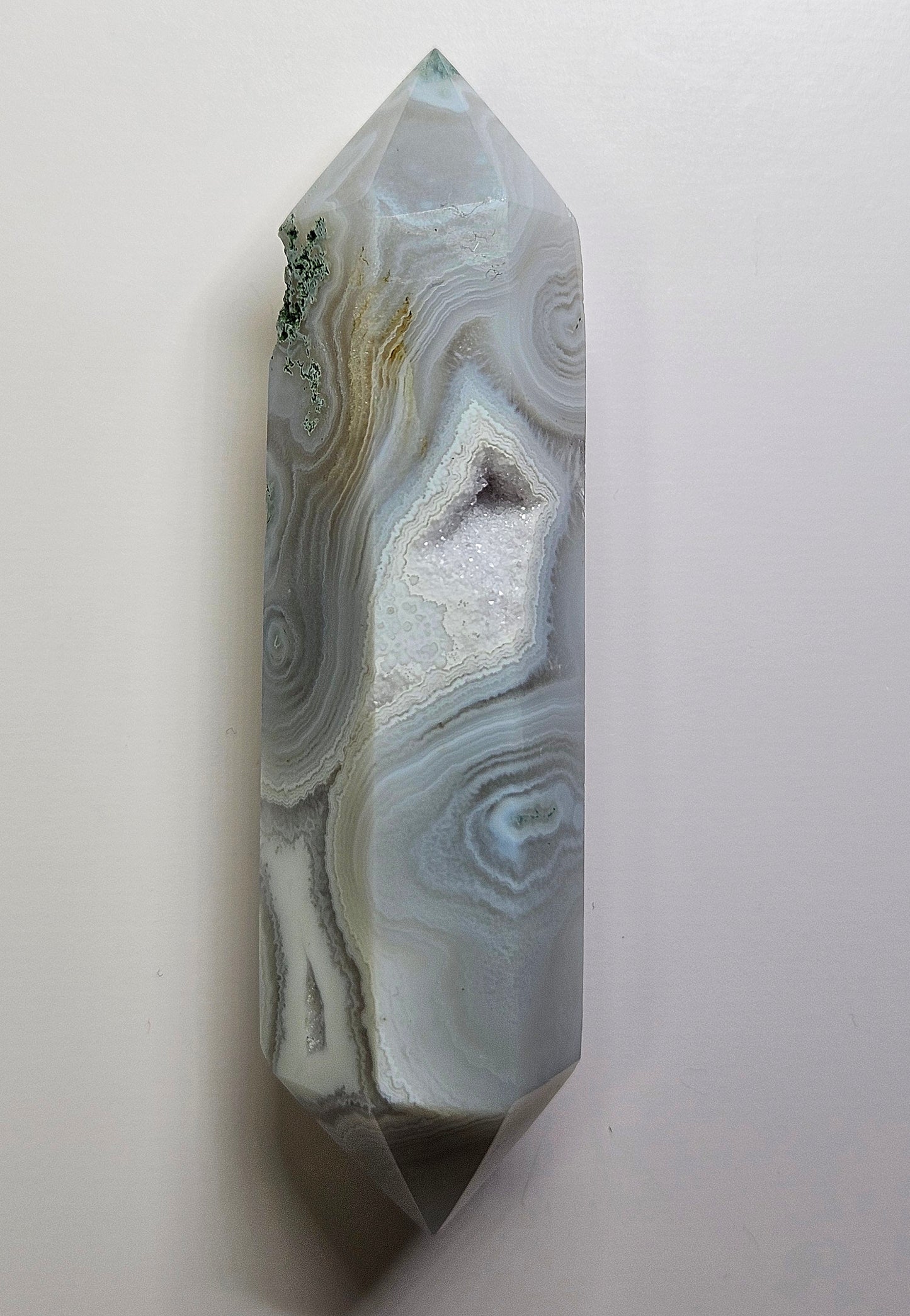 Moss agate DT point