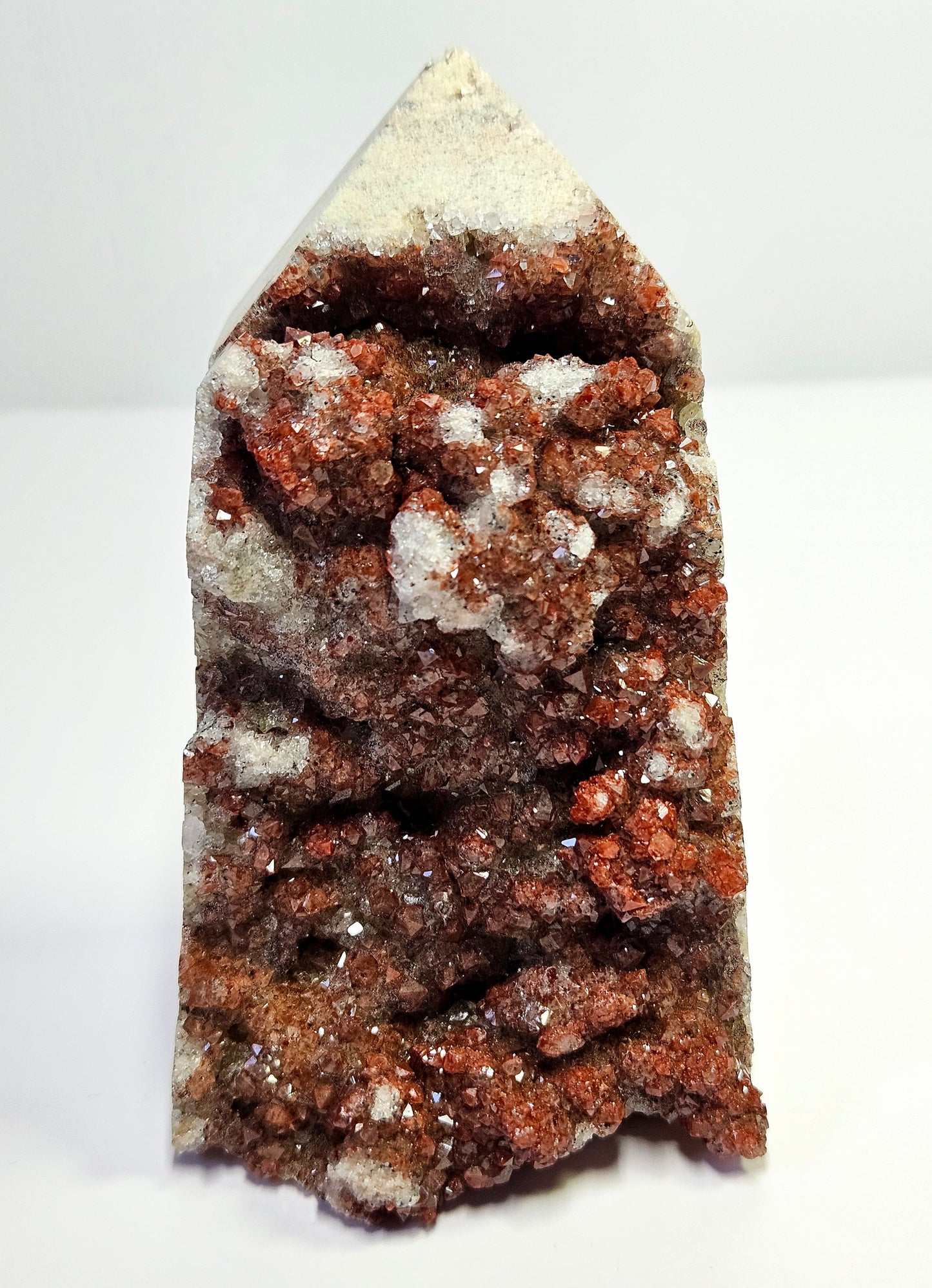 Red quartz tower