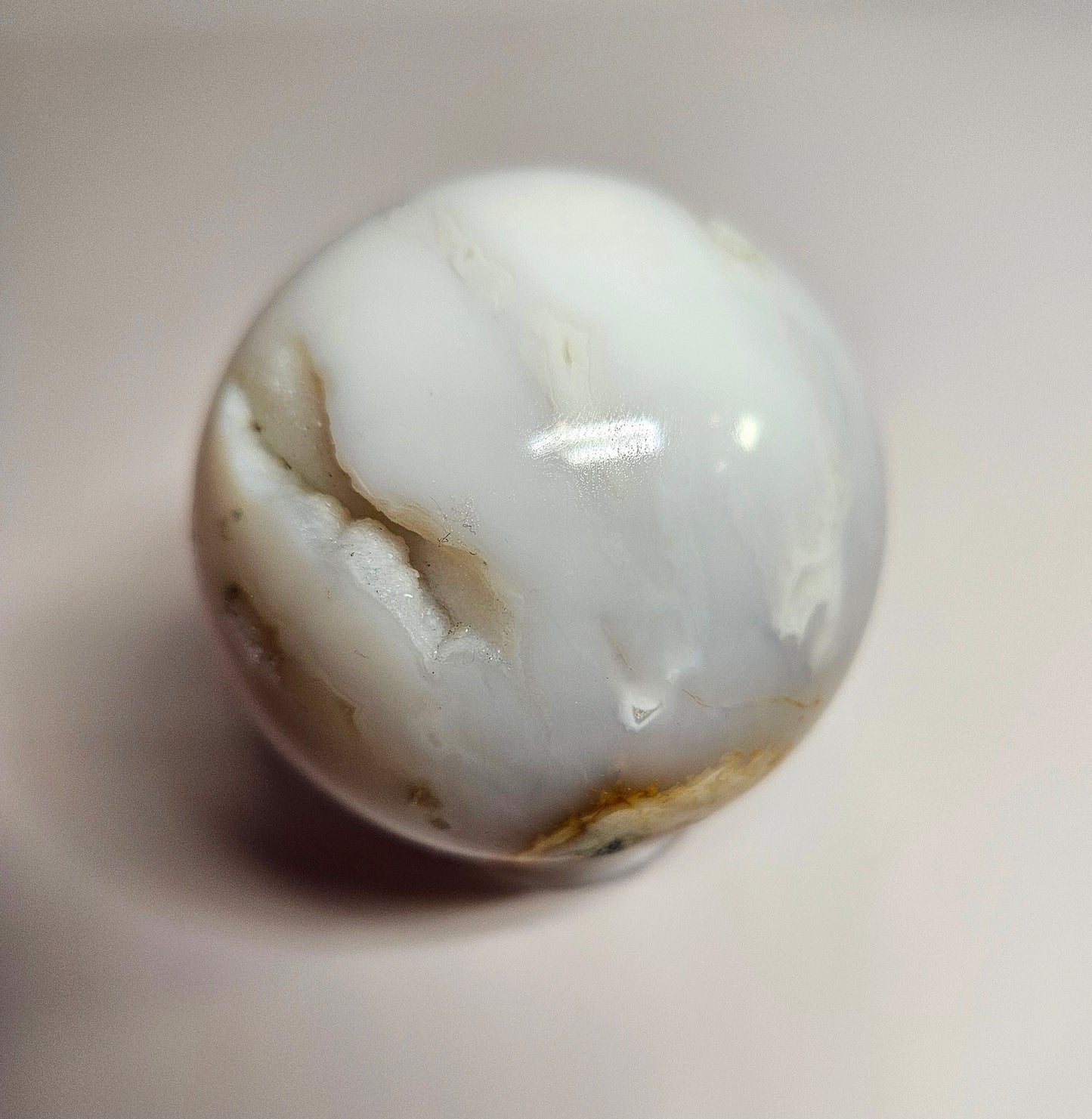 Dendritic agate sphere