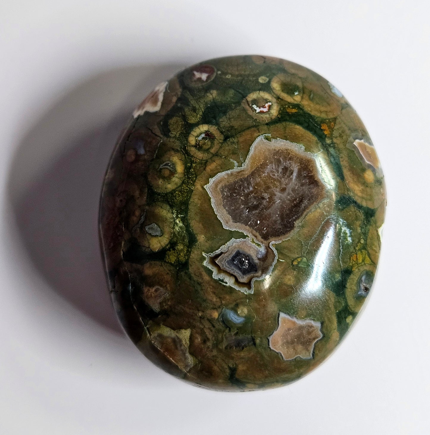 Rainforest Jasper palm stone