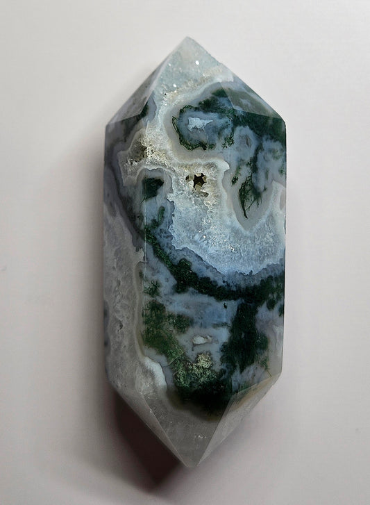 Moss agate DT point