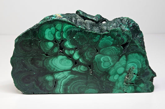 Malachite slab