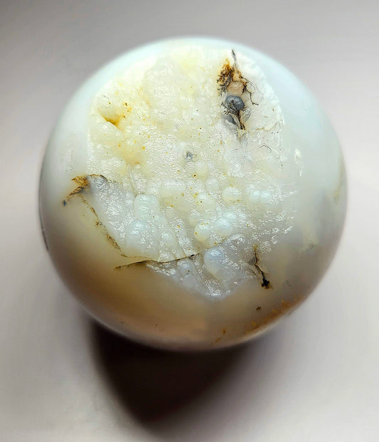 Dendritic agate sphere